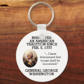 George Washington Mandates Seit 1777 Schlüsselanhänger (Vorderseite)