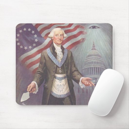 George Washington-Maurer Mousepad (Mit Mouse)