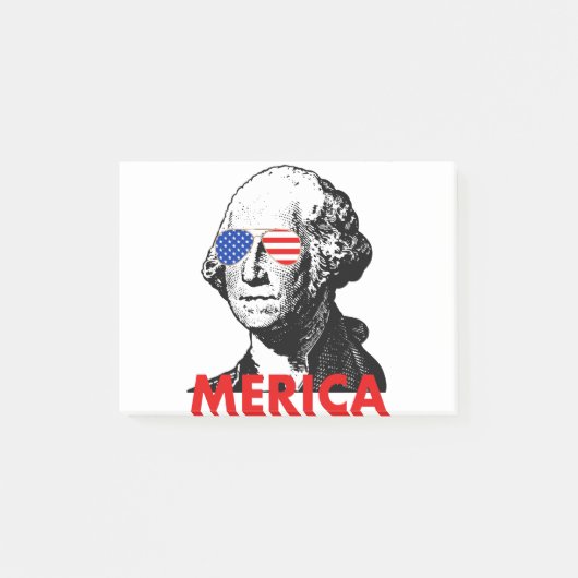 george washington merica post-it klebezettel (Vorderseite)