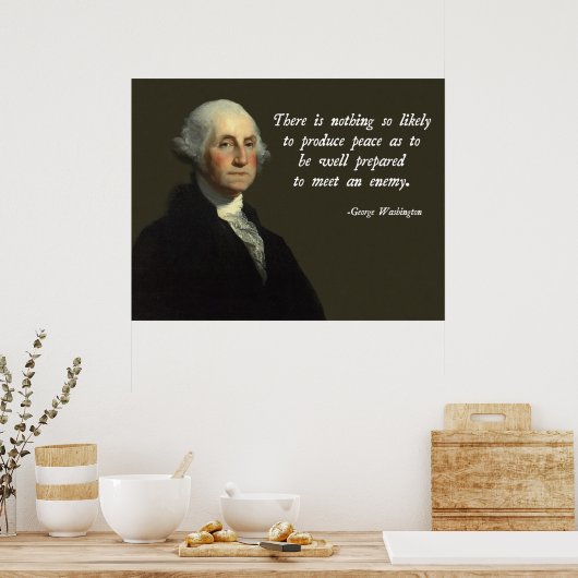 George Washington Military Poster (Küche)