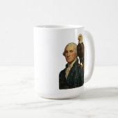 George Washington mit Weißkopfseeadler Kaffeetasse (VorderseiteRechts)