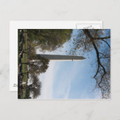 George Washington Monument Postkarte (Vorne/Hinten)