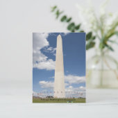 George Washington Monument Postkarte (Stehend Vorderseite)
