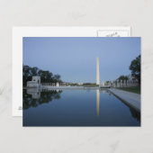 George Washington Monument Postkarte (Vorne/Hinten)