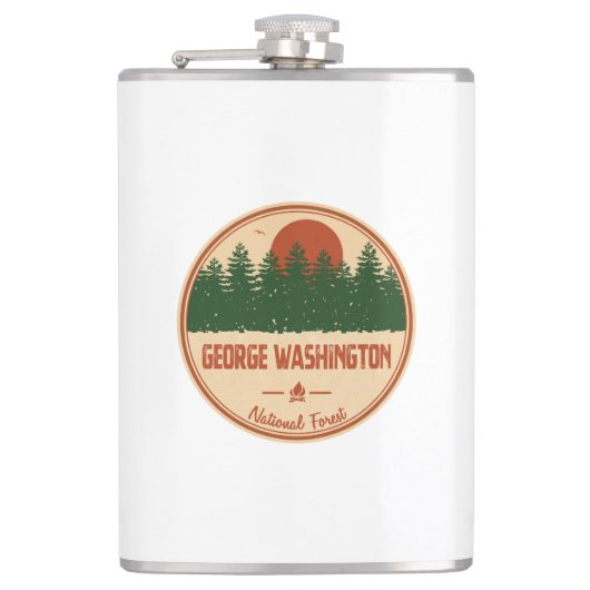 George Washington National Forest Flachmann (Vorderseite)