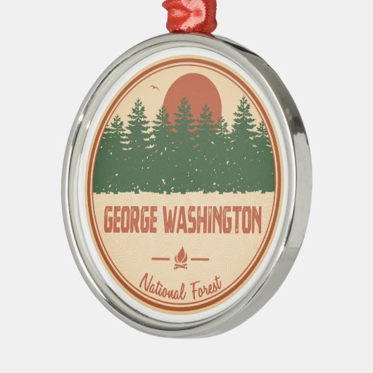 George Washington National Forest Ornament Aus Metall (Links)