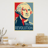 George Washington: Obamas Parodie-Poster Poster (Küche)