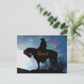 George Washington on Horse, politischer "RESIST" Postkarte (Stehend Vorderseite)
