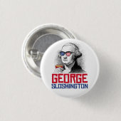 George Washington Party Bro Button (Vorne & Hinten)
