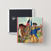 George Washington Patriotic Button (Vorne & Hinten)