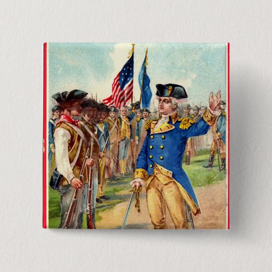 George Washington Patriotic Button (Vorderseite)