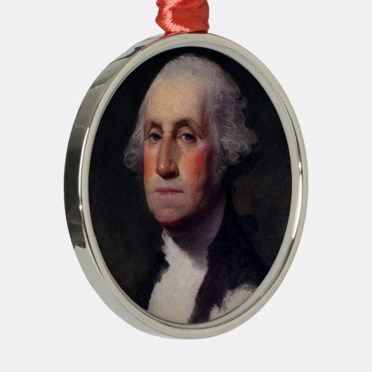 George Washington Portrait 1 Ornament Aus Metall (Rechts)