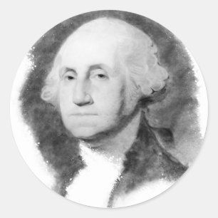 George Washington Portrait Aufkleber