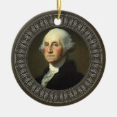 George Washington Portrait Keramik Ornament (Vorne)