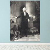 "George Washington Portrait"-Leinwand Leinwanddruck (Insitu (Holzboden))