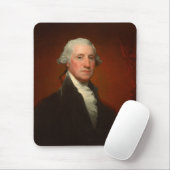 George Washington Portrait Mousepad (Mit Mouse)