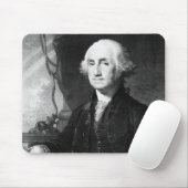 George Washington Portrait mousepad (Mit Mouse)
