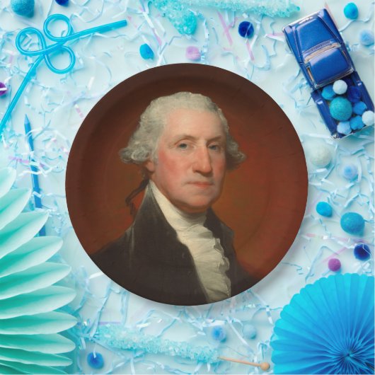 George Washington Portrait Napkins Pappteller (Party)