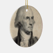 George Washington Portrait-Ornament Keramikornament (Rechts)