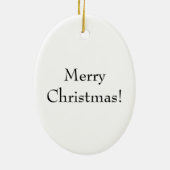 George Washington Portrait Oval Weihnachtsschmuck (Hinten)