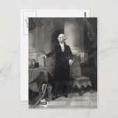 George Washington Portrait Postcard Postkarte (Vorne/Hinten)
