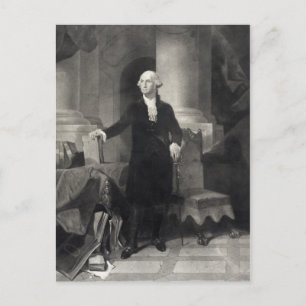 George Washington Portrait Postcard Postkarte