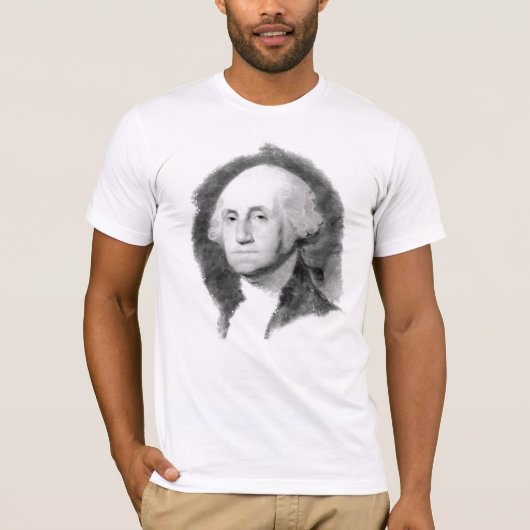George Washington Portrait T - Shirt (Vorderseite)
