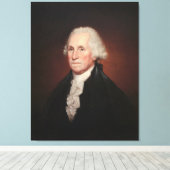 GEORGE WASHINGTON Portrait von Rembrandt Peale Leinwanddruck (Insitu (Holzboden))