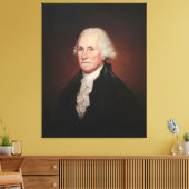 GEORGE WASHINGTON Portrait von Rembrandt Peale Leinwanddruck (Insitu (Wohnzimmer))