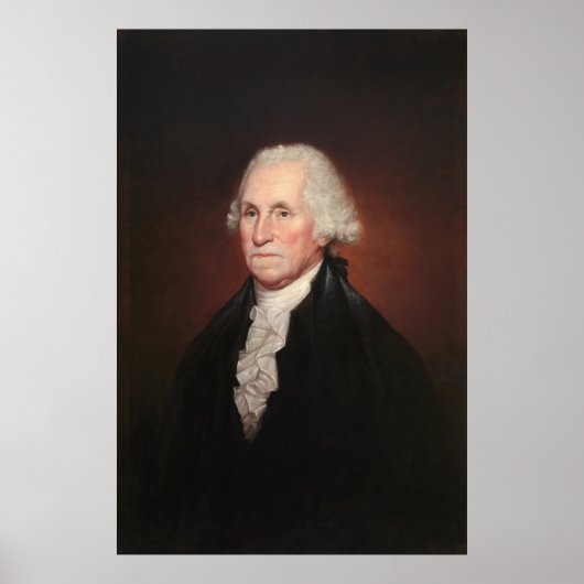 GEORGE WASHINGTON Portrait von Rembrandt Peale Poster (Vorne)