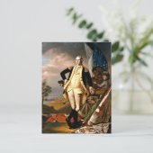 George Washington, Porträt des ersten Präsidenten Postkarte (Stehend Vorderseite)