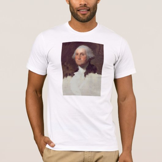 George Washington-Porträt durch Gilbert Stuart T-Shirt (Vorderseite)