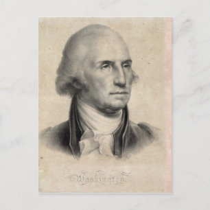 George-Washington-Porträt-Postkarte Postkarte