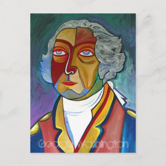George Washington Post Card Postkarte (Vorderseite)