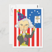 George Washington Postcard Postkarte (Vorne/Hinten)