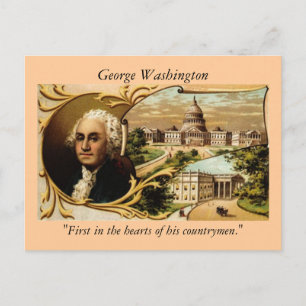 George Washington Postcard Postkarte