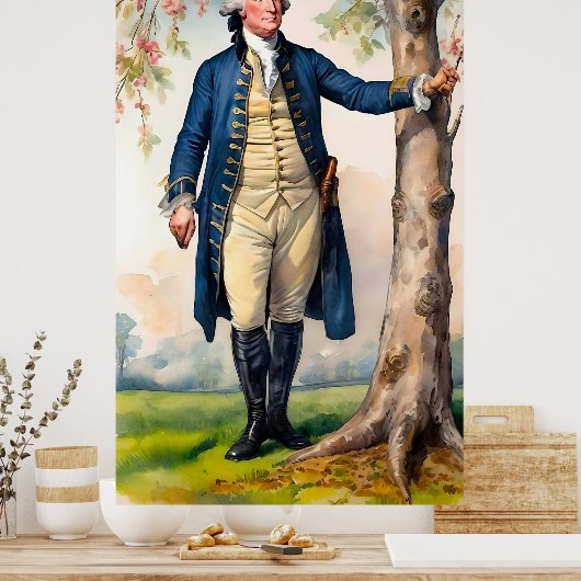 George Washington Poster (Küche)
