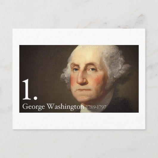 George Washington Postkarte (Vorderseite)
