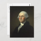 George Washington Postkarte (Vorne/Hinten)