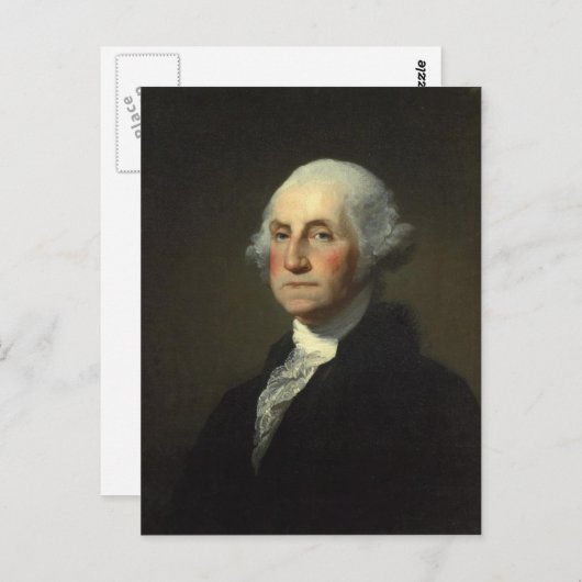 George Washington Postkarte (Vorne/Hinten)