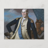 George Washington Postkarte (Vorderseite)