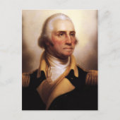 George Washington-Postkarte Postkarte (Vorderseite)