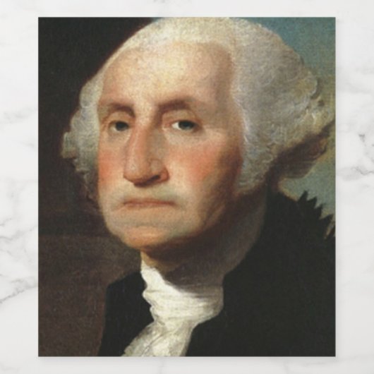 George Washington Präsident Weinetikett (Einzelnes Label)