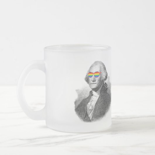 George Washington Pride Mattglastasse (Links)