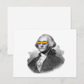 George Washington Pride Postkarte (Vorne/Hinten)