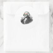 George Washington Pride Runder Aufkleber (Tasche)