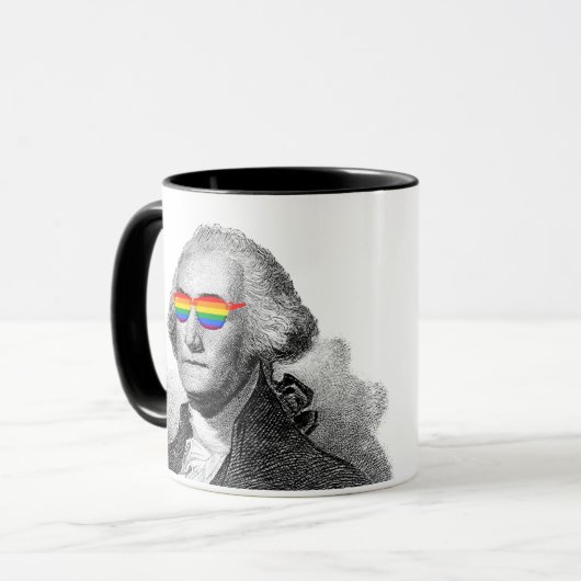 George Washington Pride Tasse (Vorderseite Links)