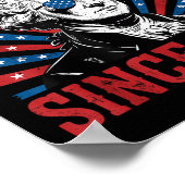 George Washington Protest Sign Democracy No Kings Poster (Ecke)