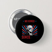 George Washington Protestschild Demokratie Keine K Button (Vorne & Hinten)