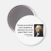 George Washington Quote 6b Magnet (Vorderseite/Rückseite)